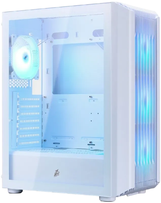 Компьютерный корпус 1STPLAYER BULLET HUNTER H6 ARGB White (H6-WH-4F7-W)