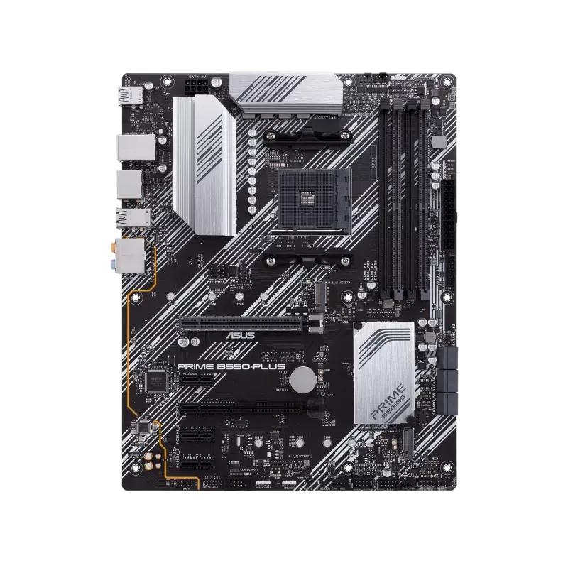 Материнская плата ASUS PRIME B550-PLUS (AM4/AMD B550/4xDDR4/mATX)
