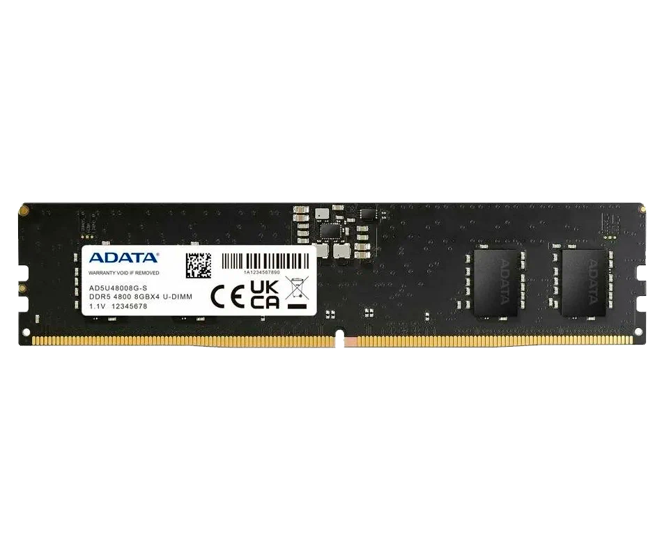 Оперативная память DDR5 8 ГБ 4800 МГц ADATA  (AD5U48008G-S) Модулей 1 шт.