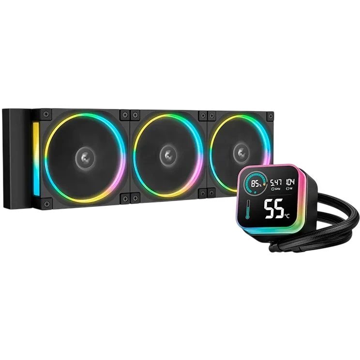 Система жидкостного охлаждения для процессора Deepcool LQ360 ULTRA ARGB Black