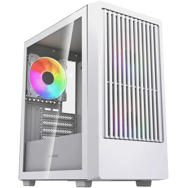 Компьютерный корпус Powercase Mistral SM07 TG ARGB White (CMMSM07W-A3)