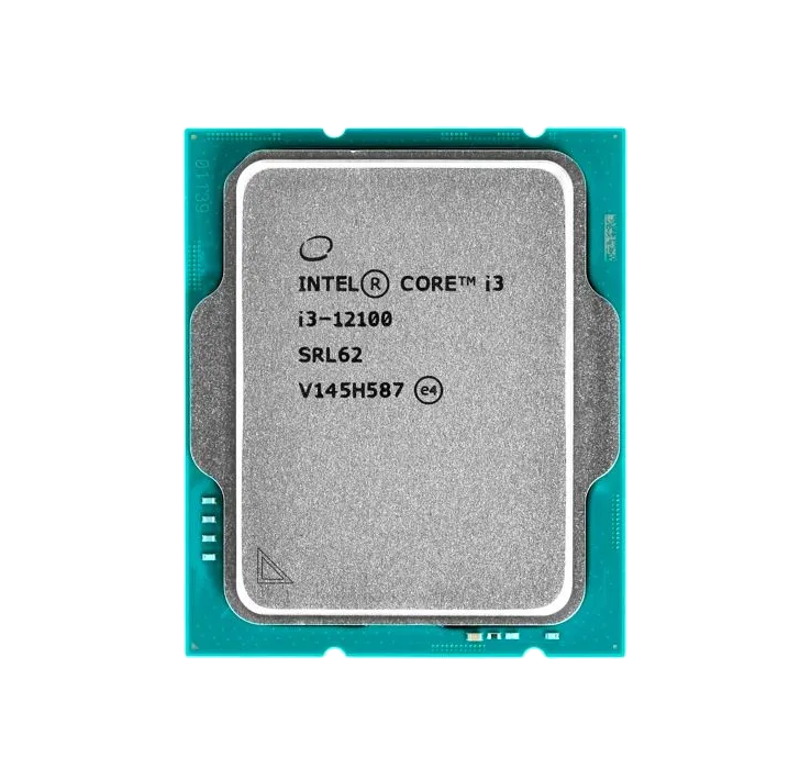 Процессор Intel Core i3-12100 (3.3 ГГц - 4.3 ГГц / LGA1700 / кол-во ядер: 4  / TDP 58 Вт), OEM