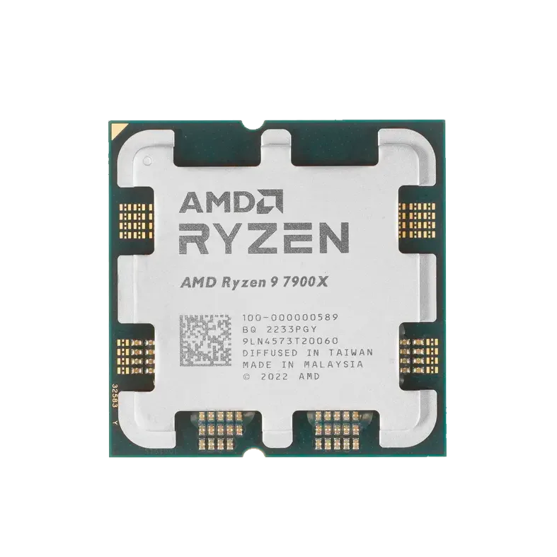 Процессор AMD Ryzen 9 7900X (4.7 ГГц - 5.6 ГГц / AM5 / кол-во ядер: 12  / TDP 170 Вт), OEM