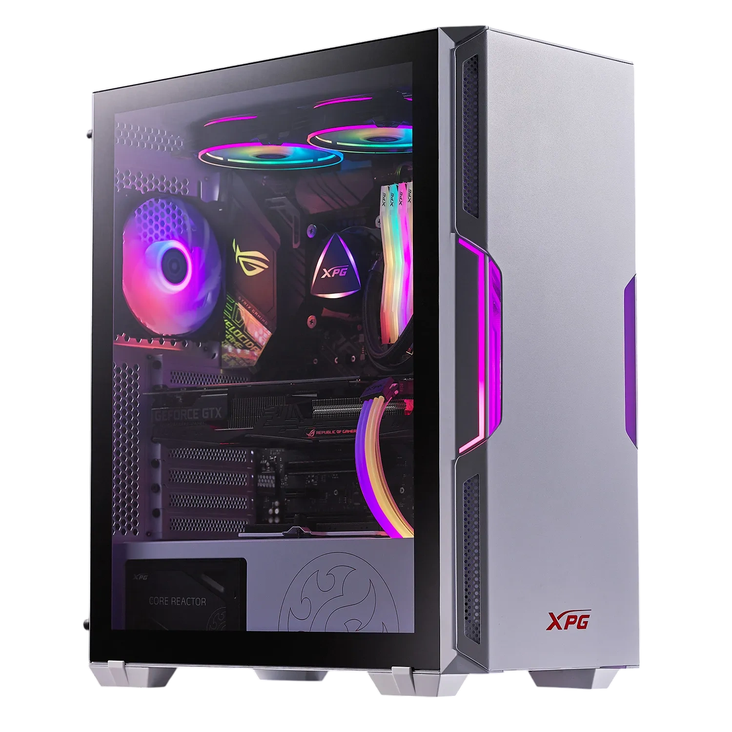 Компьютерный корпус ADATA XPG STARKER TG ARGB (STARKER-WHCWW) White
