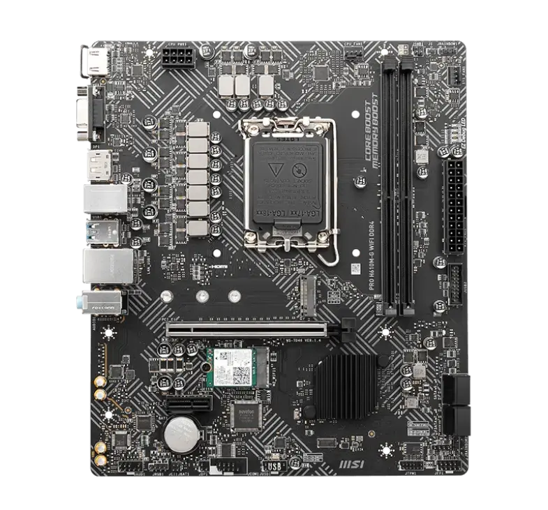Материнская плата MSI PRO H610M-G WIFI DDR4
