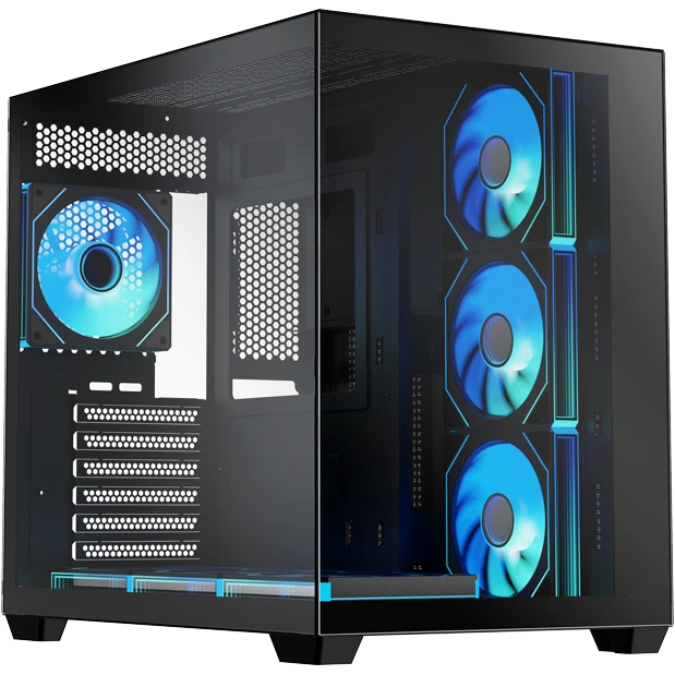Компьютерный корпус XASTRA QW500 7ARGB-C10-UC Black (QW500-7FM12A-C10-UC)
