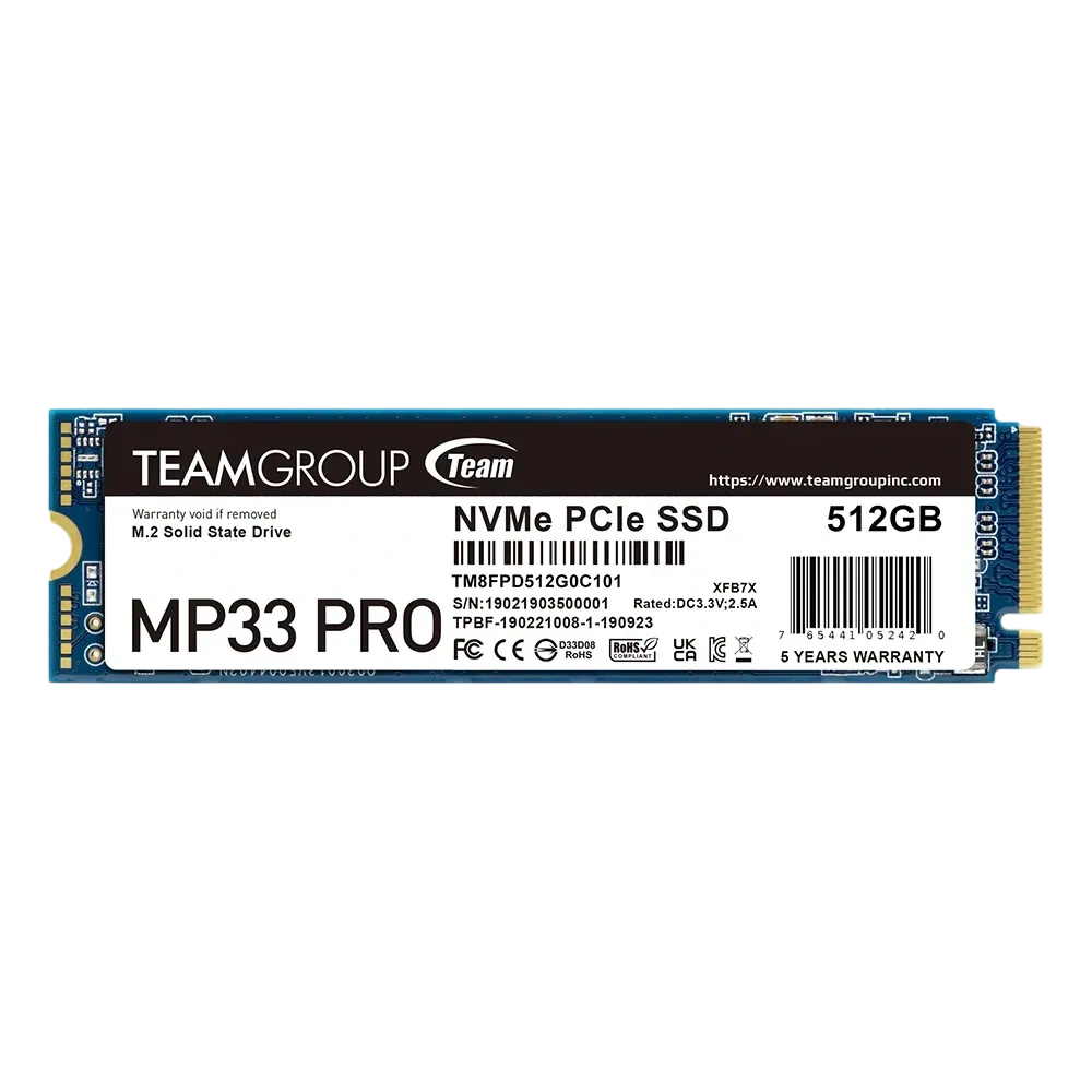 Твердотельный накопитель M.2 512 Gb PCI-Express NVMe 4.0