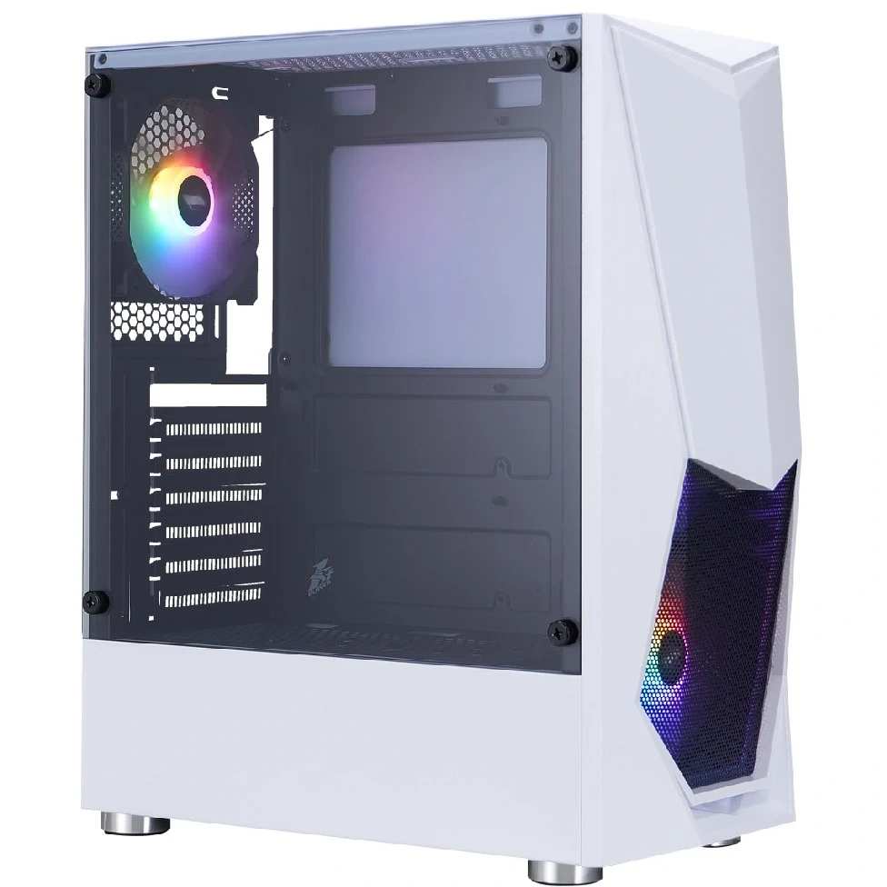 Компьютерный корпус 1STPLAYER DK DK-3 FRGB White (DK-3-WH-4F1)