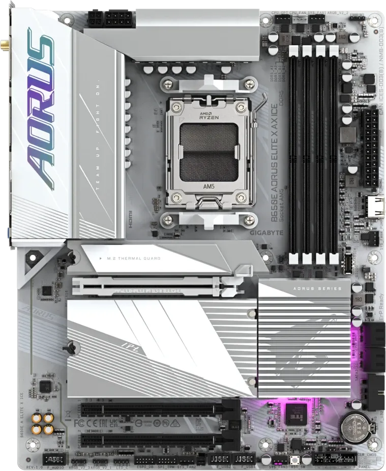 Материнская плата Gigabyte B650E AORUS ELITE X ICE