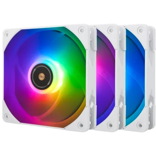 Комплект вентиляторов для корпуса Thermalright TL-E12W-S ARGB White (TRTLE12WS.3P)