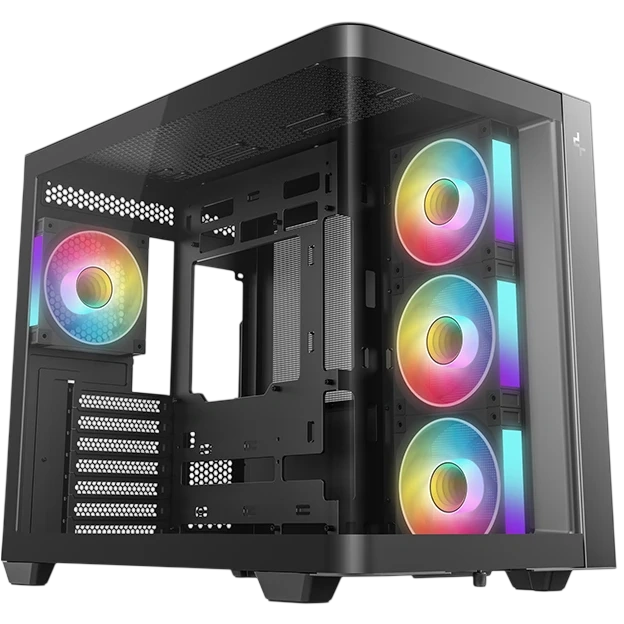 Компьютерный корпус Deepcool CG530U 4F TG Black (R-CG530U-BKAGA4-G)