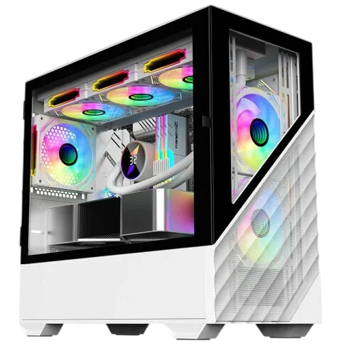 Компьютерный корпус 1STPLAYER DK D7 LED White (D7-WH-3F1-W)