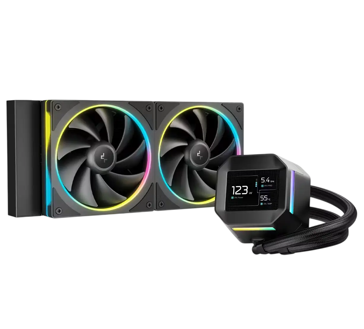 Система жидкостного охлаждения для процессора Deepcool LM240 (R-LM240-BKDMMC-1)