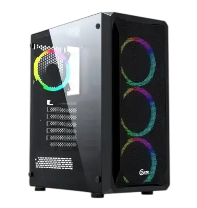Компьютерный корпус Powercase Mistral Z4 MESH LED (CMIZB-L4)