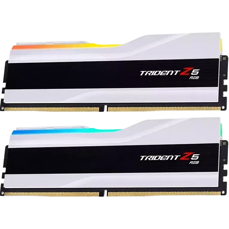 Оперативная память DDR5 32 Gb 6000 MHz G.Skill TRIDENT Z5 RGB White (F5-6000J3238F16GX2-TZ5RW)