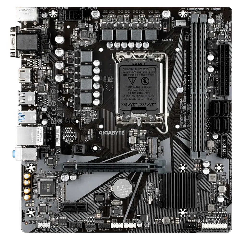 Материнская плата Gigabyte H610M H