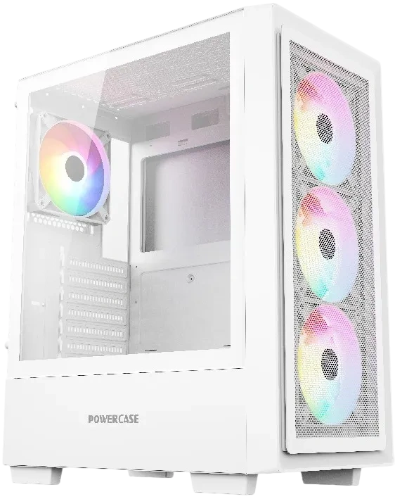 Компьютерный корпус Powercase Mistral AY4W ARGB TG White (CMAYW-A4)