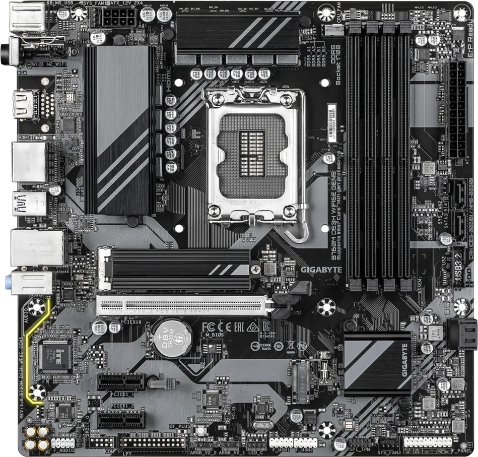 Материнская плата Gigabyte B760M DS3H WF6E GEN5