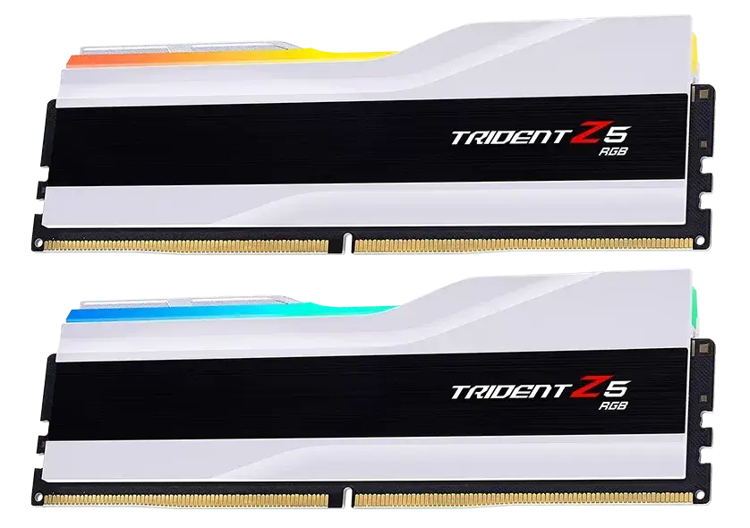 Оперативная память DDR5 64 Gb 6400 MHz G.Skill TRIDENT Z5 RGB White (F5-6400J3239G32GX2-TZ5RW)