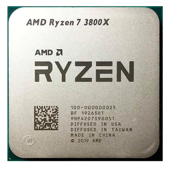 Процессор AMD Ryzen 7 3800X (3.9 ГГц - 4.5 ГГц / AM4 / кол-во ядер: 8  / TDP 105 Вт), OEM