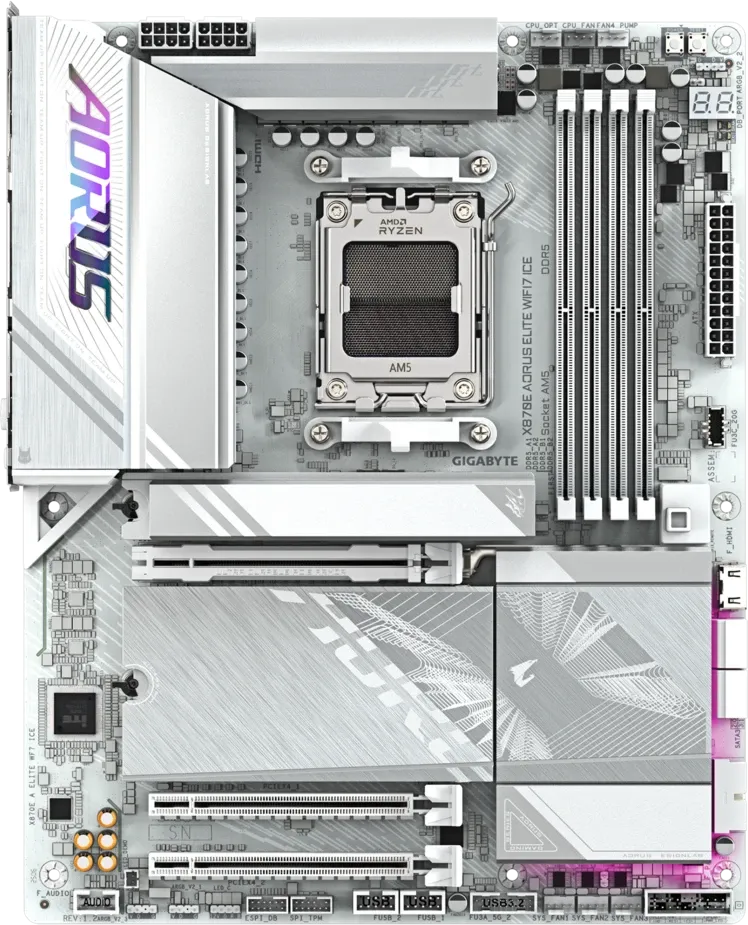 Материнская плата Gigabyte X870E AORUS ELITE WIFI7 ICE