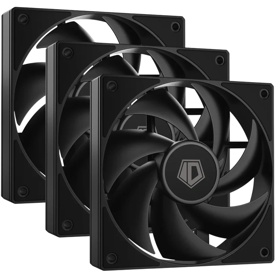 Комплект вентиляторов для корпуса ID-COOLING AF-125-K TRIO (3 in 1) Black