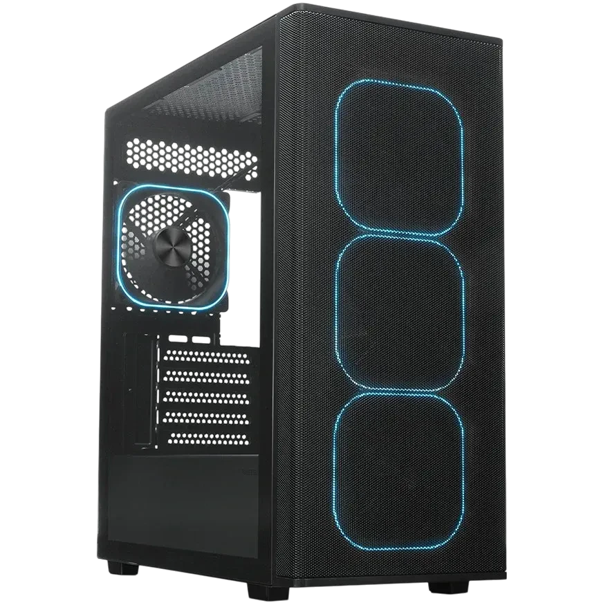 Компьютерный корпус XASTRA A300M 4ARGB-C6 TG Black (A300M-4FG12A-C6)