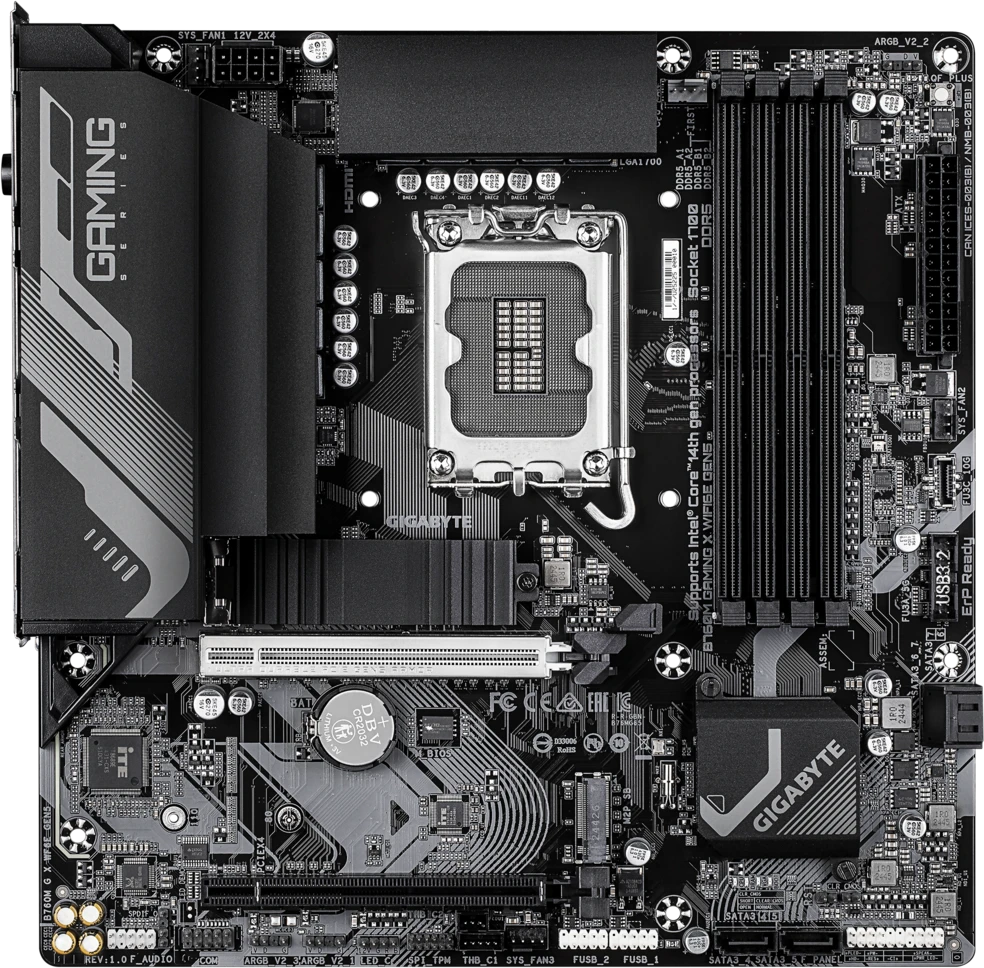Материнская плата Gigabyte B760M GAMING X WIFI6E GEN5