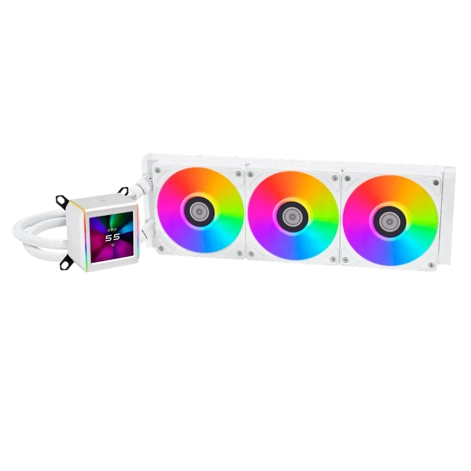 Система водяного охлаждения Lian Li GA II LCD 360 ARGB White (GA2ALCD36W) (G89.GA2ALCD36W.R0)