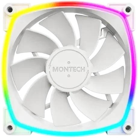Вентилятор для корпуса Montech RX120 Reverse ARGB White (RX120W)