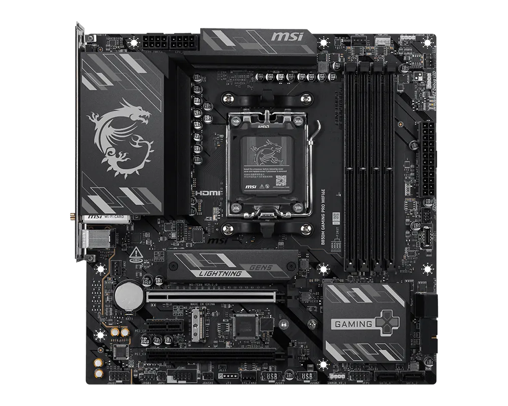 Материнская плата MSI B850M GAMING PRO WIFI6E rev