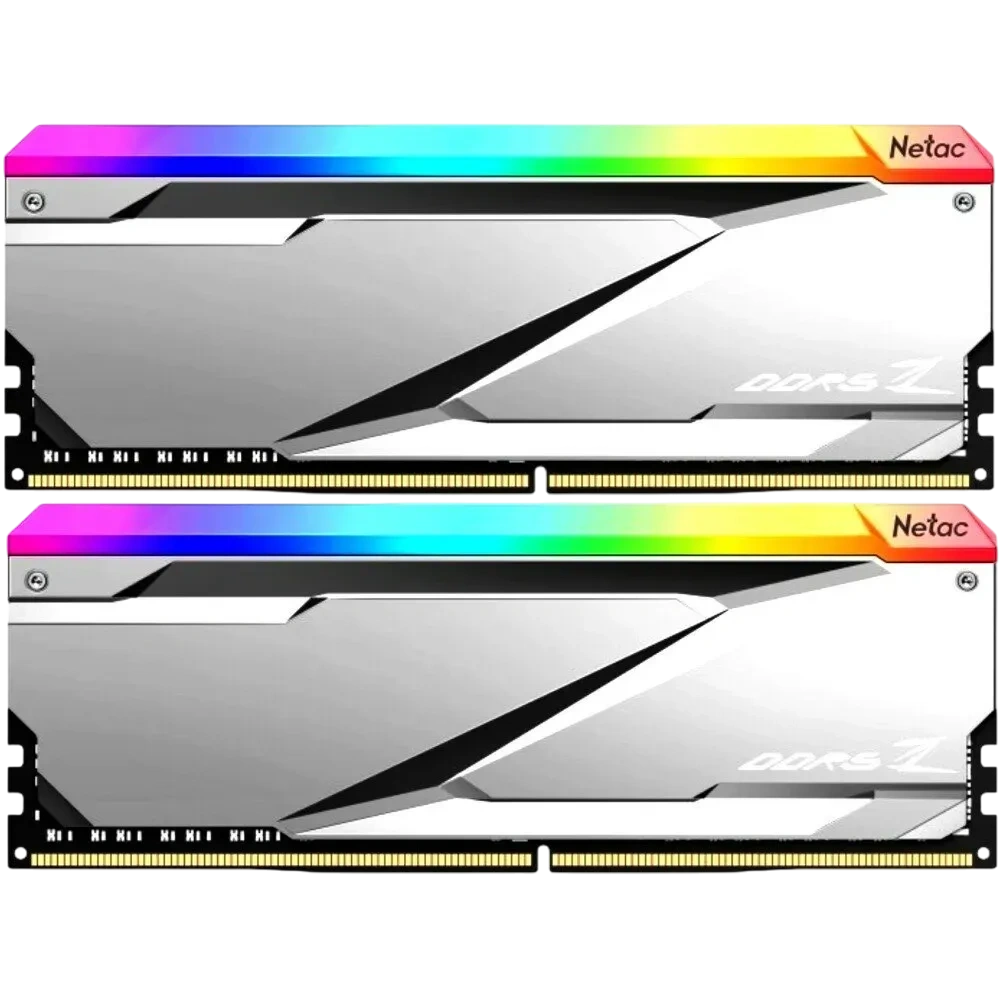 Оперативная память 32 Gb 6600 MHz Netac Z RGB White (NTZED5P66DP-32S)