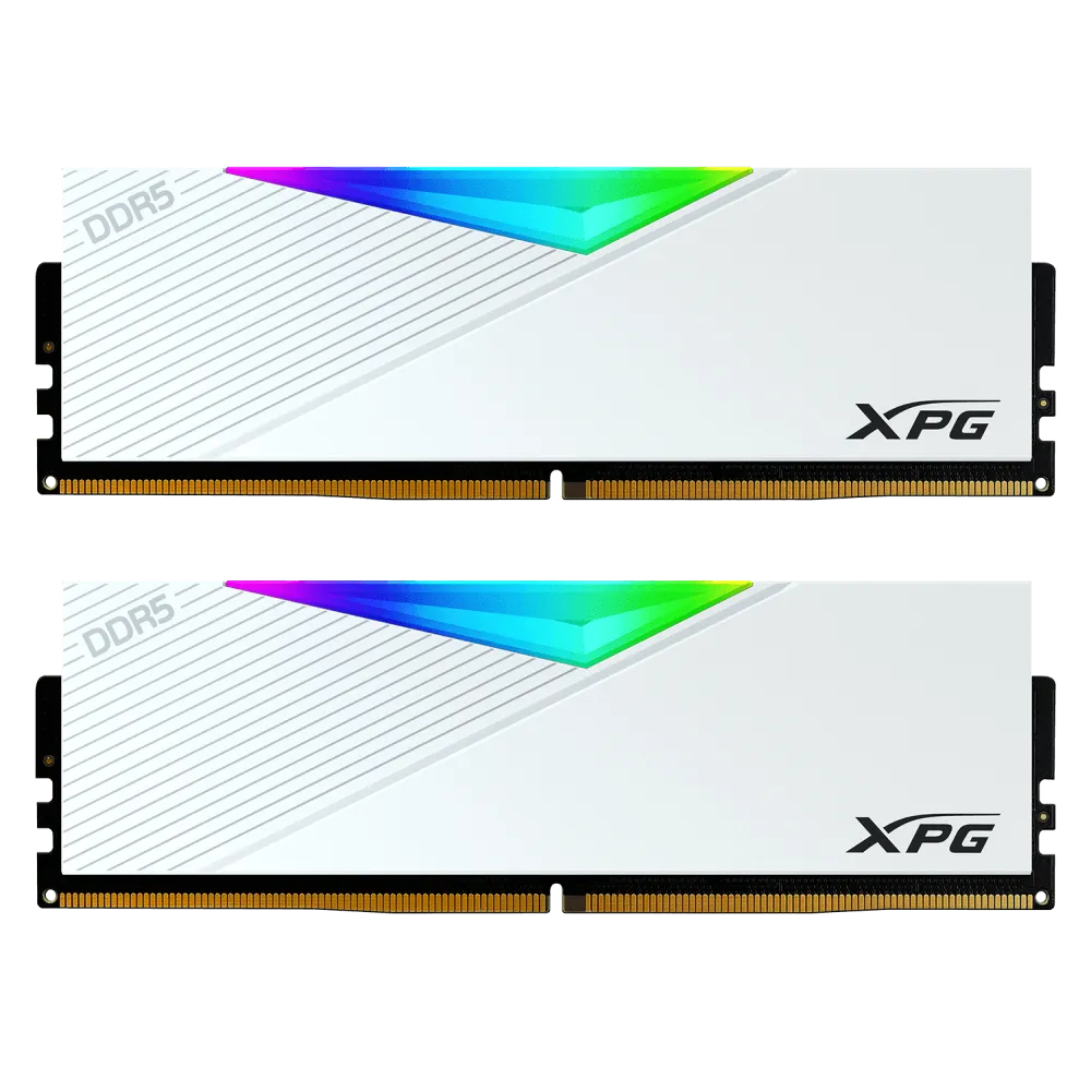 Оперативная память DDR5 64 ГБ 6000 МГц ADATA XPG LANCER RGB White (AX5U6000C3032G-DCLARWH) модулей 2 шт.