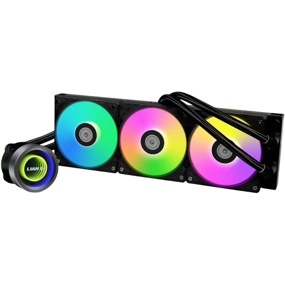 Система водяного охлаждения Lian Li GA II Trinity 360 Black ARGB (GA2T36B) (G89.GA2T36B.R0) PWM