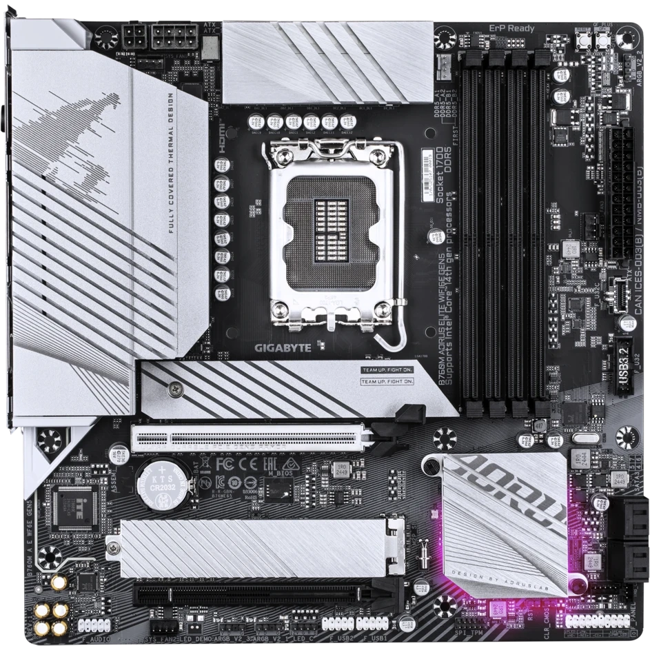 Материнская плата Gigabyte B760M AORUS ELITE WIFI6E Gen5
