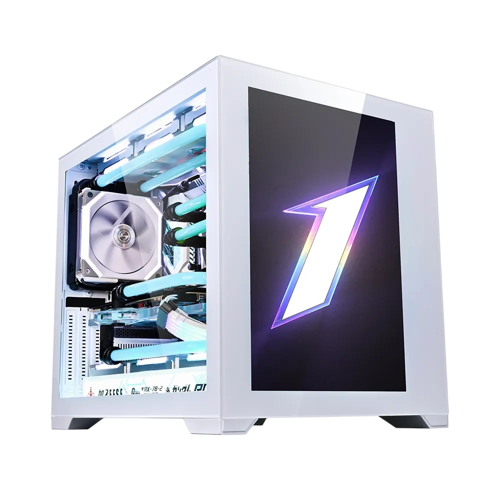 Компьютерный корпус 1STPLAYER STEAM PUNK SP7 EV EMOTION VIEW (SP7-EV-WH) White