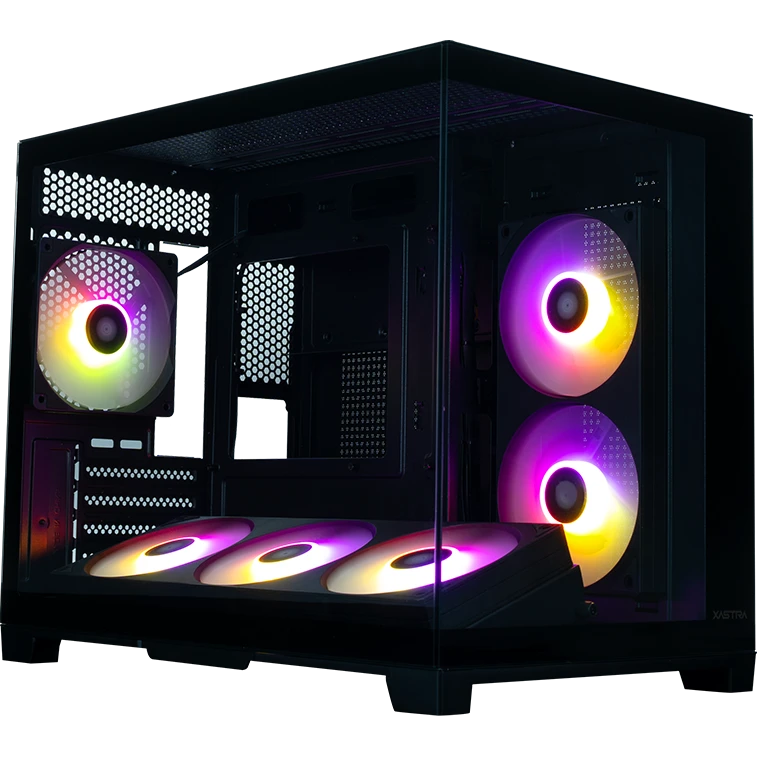 Компьютерный корпус XASTRA QW500M 6ARGB-FC-C6-UC Black (QW500M-1FA36A-1FA24A-1FC1)