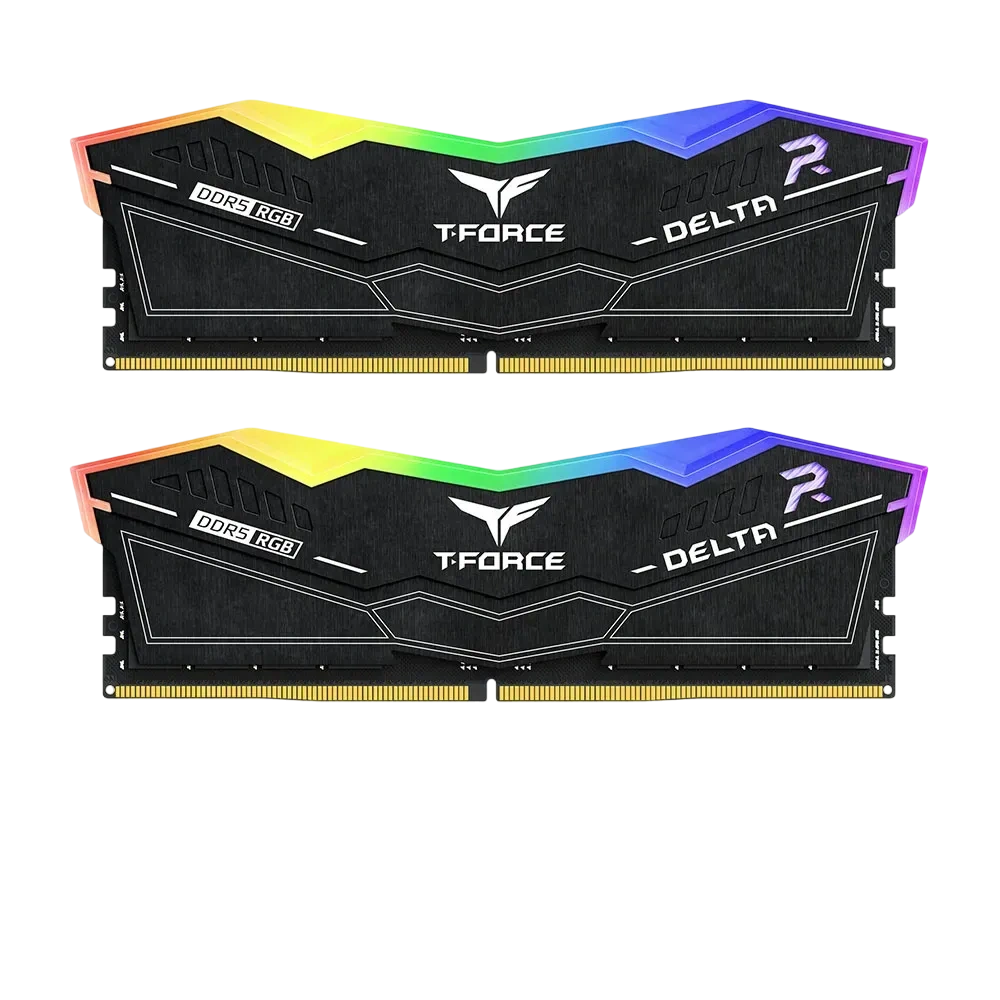 Оперативная память DDR5 32 Gb 6400 MHz Team Group T-FORCE Delta RGB Black (FF3D532G6400HC32ADC01)
