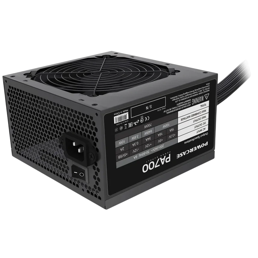 Блок питания Powercase 700W PA700 Black (PA-700SI)