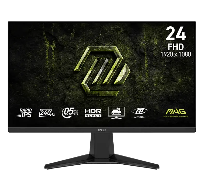 Монитор MSI 23.8" MAG245F X24,240HZ,1920 x 1080 (FHD),Rapid IPS, черный