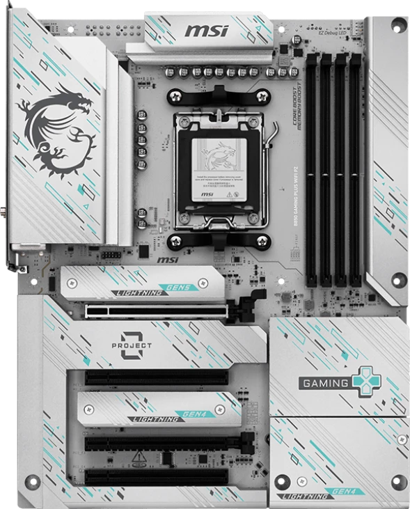 Материнская плата MSI B850 GAMING PLUS WIFI PZ
