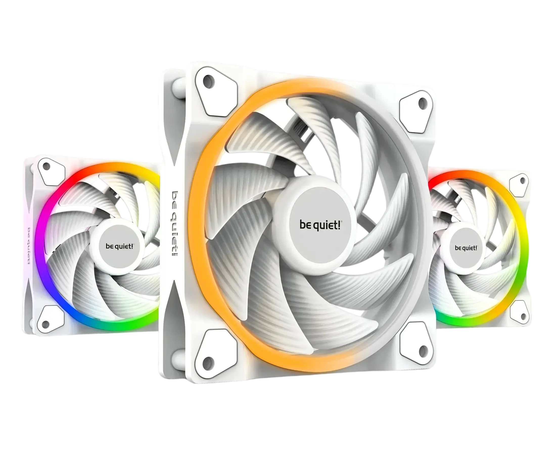 Вентилятор для корпуса Be Quiet! LIGHT WINGS RGB White BL101
