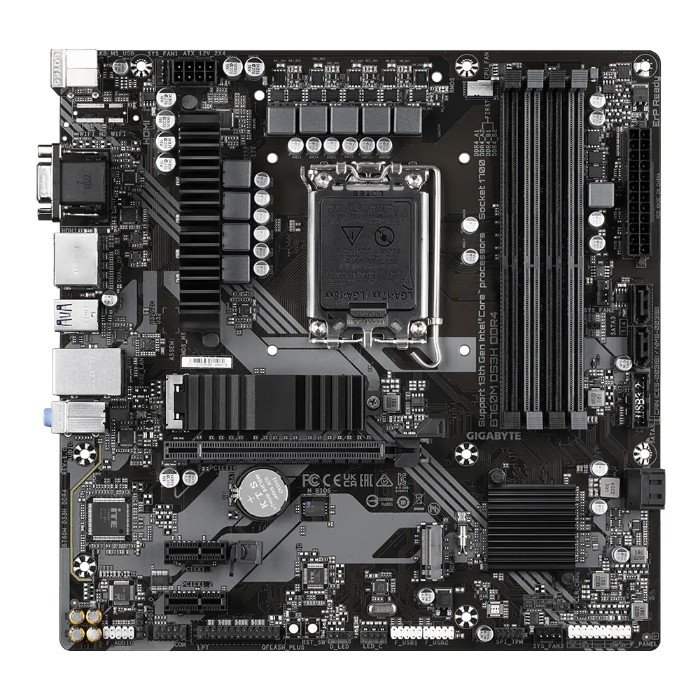 Материнская плата Gigabyte B760M DS3H DDR4
