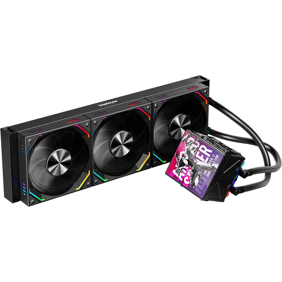 Система жидкостного охлаждения для процессора 1STPLAYER F.A.S.T. FT-360 Black (FT-360-BK)