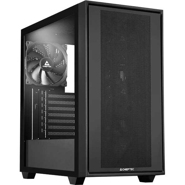 Компьютерный корпус Chieftec NIGHT HUNTER TG Black (GS-03B-BLK-OP)