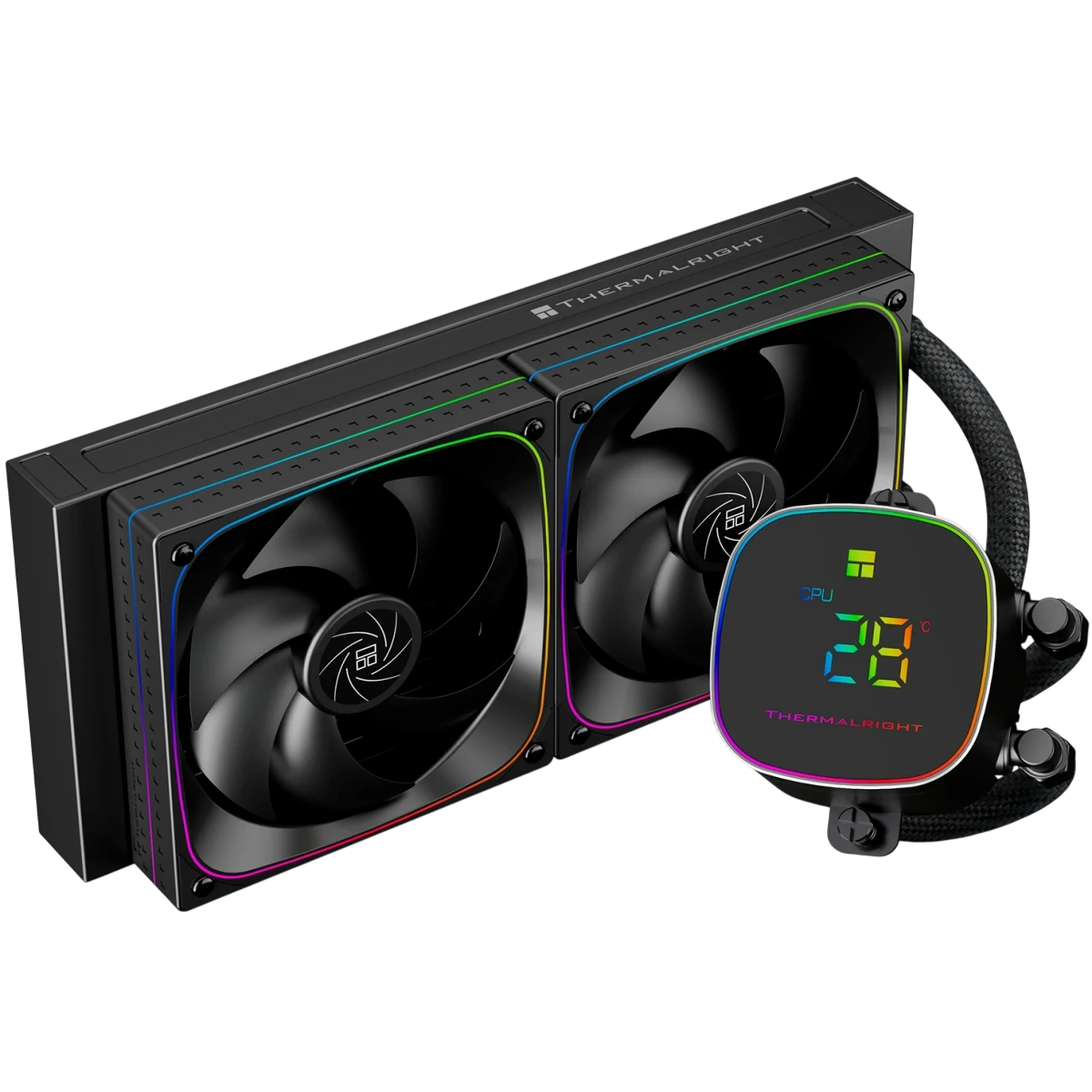 Система жидкостного охлаждения для процессора Thermalright Frozen Horizon 240 Digital ARGB Black (TRFH240DAB)