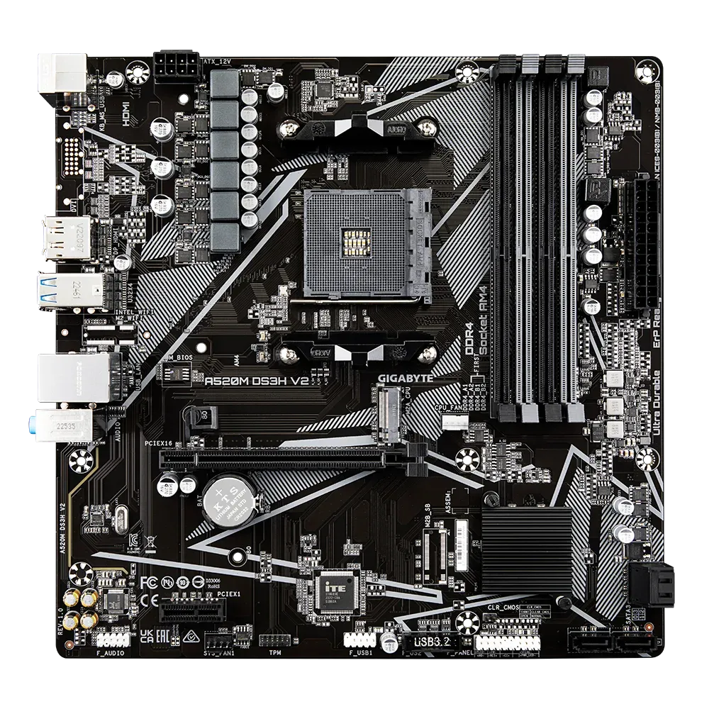Материнская плата Gigabyte A520M DS3H V2