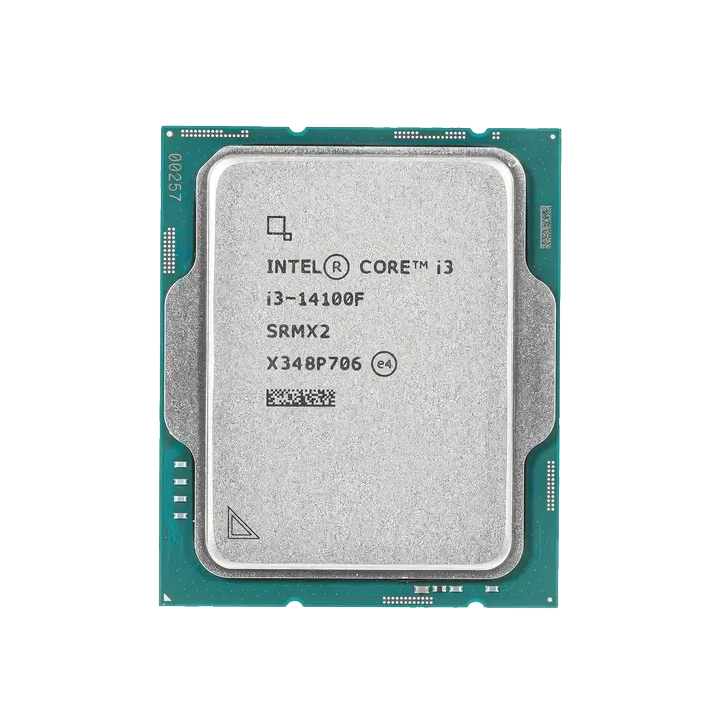 Процессор Intel Core i3-14100F (3.5 ГГц - 4.7 ГГц / LGA1700 / кол-во ядер: 4  / TDP 110 Вт), OEM