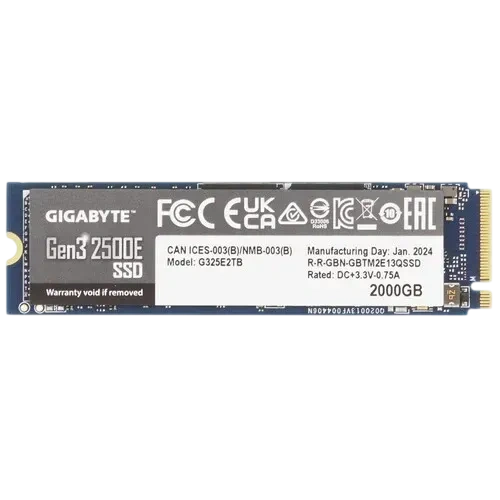 Твердотельный накопитель Gigabyte 2000 Gb Gen3 2500E G325E2TB