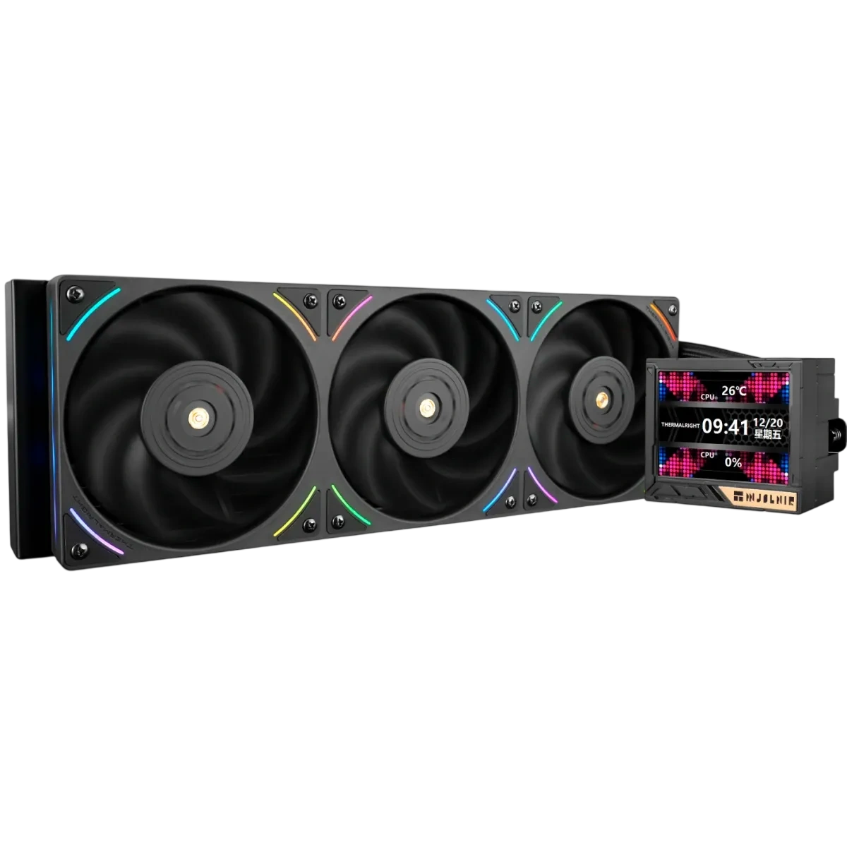 Система водяного охлаждения Thermalright Mjolnir Vision 360 UB Pro ARGB Black (TRMV360UBPROAB)
